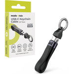 Mobile Origin 240W 40GBps 8K USB-C Keychain Cable CB17 Black - (MO-UK-CB17-BLK)