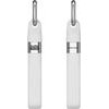 Mobile Origin 240W 40GBps 8K USB-C Keychain Cable CB17 White - (MO-UK-CB17-WHT)