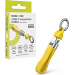 Mobile Origin 240W 40GBps 8K USB-C Keychain Cable CB17 Yellow - (MO-UK-CB17-YLW)