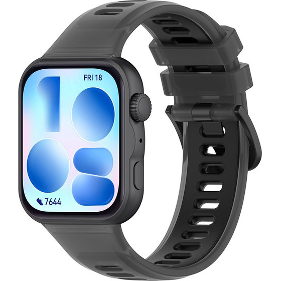 Techsuit - Watchband (W084) - Huawei Watch Fit 3 / Fit 4 / Fit 4 Pro / Fit 5 / Fit 5 Pro - Black
