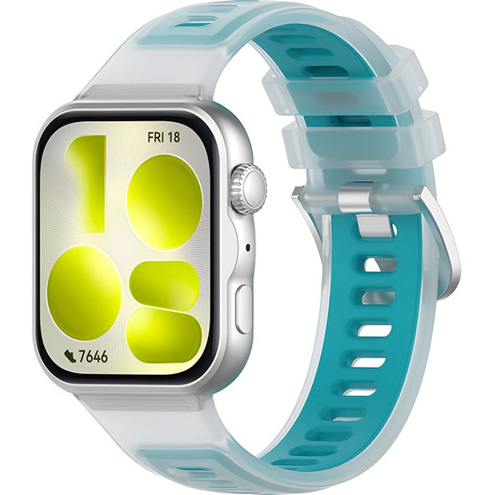 Techsuit - Watchband (W084) - Huawei Watch Fit 3 / Fit 4 / Fit 4 Pro / Fit 5 / Fit 5 Pro - Turquoise