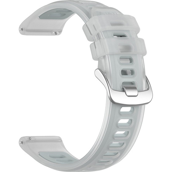 Techsuit - Watchband (W084) - Samsung Galaxy Watch4/5/Active 2, Huawei Watch Gt 3 (42mm)/Gt 3 Pro (43mm) - White