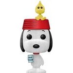 Funko Pop! Animation: Peanuts - Snoopy With Woodstock (Flocked) (Special Edition) #2096 Vinyl Figure
