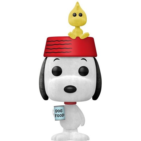 Funko Pop! Animation: Peanuts - Snoopy With Woodstock (Flocked) (Special Edition) #2096 Vinyl Figure