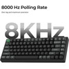 Keychron K2 Ultra Zmk Wireless 8K Mechanical Keyboard Red Switch (Hot-Swap) 75% Us Layout - (K2U-J1)