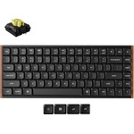 Keychron K3 Ultra Qmk 8K Wireless Mechanical Keyboard Banana Switch Low Prof. Wood Fr. 75% - (K3U-H4)
