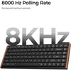 Keychron K3 Ultra Qmk 8K Wireless Mechanical Keyboard Brown Switch Low Profile Wood Fr. 75% - (K3U-H3)