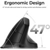 Keychron M5 Wireless Ergonomic Vertical Mouse 1K Polling Rate Black - (M5-A29)