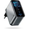 EVERACTIVE Charger Gan 1 x USB, 2 x USB-C Quick Charge 4+ 67W Black - (SC-670Q)