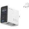 4sMarts Gan Flex Screen Ai 100W 2xUSB-C + USB-A Wall Charger White - (547100)