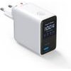4sMarts Gan Flex Screen Ai 100W 2xUSB-C + USB-A Wall Charger White - (547100)