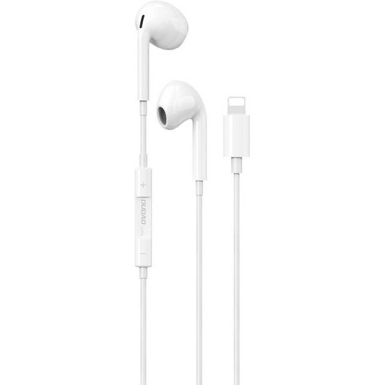 Dudao X14PROL-W1 Lightning In-Ear Headphones - White 6976625335312 - (X14PROL-W1-white-new)