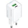 Wozinsky Gan USB-A + USB-C Wall Charger - White 5907769388033 - (WWC-35W)