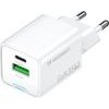 Wozinsky Gan USB-A + USB-C Wall Charger - White 5907769388033 - (WWC-35W)
