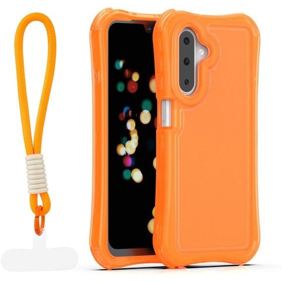 Senso Spd Safecase With Strap Samsung A36 5G / A56 5G / A37 5G Orange Backcover - (SSSSAMA36O)