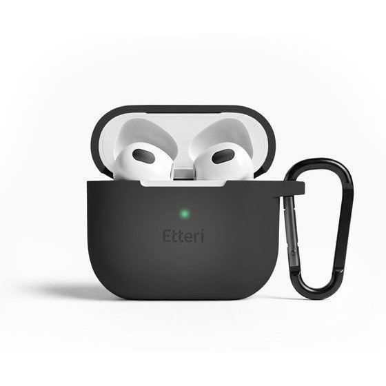 Etteri Silicone Case For Airpods 3 black