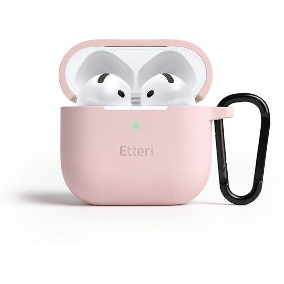 Etteri Silicone Case For Airpods 4 Light pink