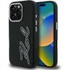 Karl Lagerfeld Case Fw Grained Signature Logo For Iphone 16 Pro Black - (KLHCP16LPGFKSRSK)