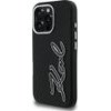 Karl Lagerfeld Case Fw Grained Signature Logo For Iphone 16 Pro Black - (KLHCP16LPGFKSRSK)
