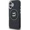 Karl Lagerfeld Case Iml Choupette Head Logo Magsafe For Iphone 16 Black - (KLHMP16SHMKBCHK)