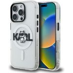 Karl Lagerfeld Case Iml Choupette Sketch Logo Magsafe For Iphone 16 Pro Max Transparent - (KLHMP16XHGCHGKBT)