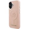 Karl Lagerfeld Case Initial & Metal Logo Magsafe For Iphone 16 Pink - (KLHMP16SPGFKLRDP)