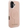 Karl Lagerfeld Case Initial & Metal Logo Magsafe For Iphone 16 Pink - (KLHMP16SPGFKLRDP)