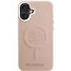 Karl Lagerfeld Case Initial & Metal Logo Magsafe For Iphone 16 Plus Pink - (KLHMP16MPGFKLRDP)