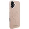 Karl Lagerfeld Case Initial & Metal Logo Magsafe For Iphone 16 Plus Pink - (KLHMP16MPGFKLRDP)