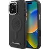 Karl Lagerfeld Case Initial & Metal Logo Magsafe For Iphone 16 Pro Max Black - (KLHMP16XPGFKLRDK)