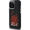 Karl Lagerfeld Case Silicone Heart Sign Logo Magsafe For Iphone 16 Pro Black - (KLHMP16LSMHBKSK)