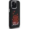 Karl Lagerfeld Case Silicone Heart Sign Logo Magsafe For Iphone 16 Pro Black - (KLHMP16LSMHBKSK)