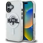Karl Lagerfeld Iml Karl Sketch Logo Magsafe Case For Iphone 16 Clear - (KLHMP16SHGKIGKBT)