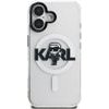 Karl Lagerfeld Iml Karl Sketch Logo Magsafe Case For Iphone 16 Clear - (KLHMP16SHGKIGKBT)