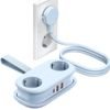 Orico AP3 20W Gan 5in1 Power Strip 2x Ac + 2x USB-A + 1x USB-C - Blue -AP3-2A2U1C-PRO-EU-Bl - (ORICO-AP3-2A2U1C-PRO-EU-BL-HU)