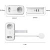 Orico AP3 65W Gan 6in1 Power Strip 2x Ac + 2x USB-A + 2x USB-C - White -APP-2A2U1C-EU-WH-Ep - (ORICO-APP-2A2U1C-EU-WH-EP-HU)