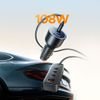 Orico Chargeclip 108W Car Charger 2x USB-A + 4x USB-C With Clip - Black -CC-90-2A4C - (ORICO-CC-90-2A4C-BK-EP-HU)