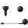 Orico Dual Stretch 60W USB-C Car Charger With Two Retractable USB-C + Lightning Cables - Black -DS-60-2C1L - (ORICO-DS-60-2C1L-BK-EP-HU)