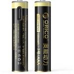 Orico Ener-G EG7C Aaa Lithium Battery 1.5V 500mWh USB-C Rechargeable Battery With Charging Cable 2 pcs. -EG7C-UN-A2C-2PK-Ep - (ORICO-EG7C-UN-A2C-2PK-EP-HU)