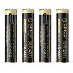 Orico Ener-G EG7C Lithium Battery 1.5V 500mWh Aaa USB-C Rechargeable Battery 4 pcs. -EG7C-UN-4PK-Bp - (ORICO-EG7C-UN-4PK-BP-HU)