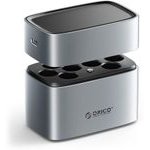 Orico EV8 Aa Lithium Battery Charger With Storage Function - Silver -EV8-Ep - (ORICO-EV8-EP-HU)