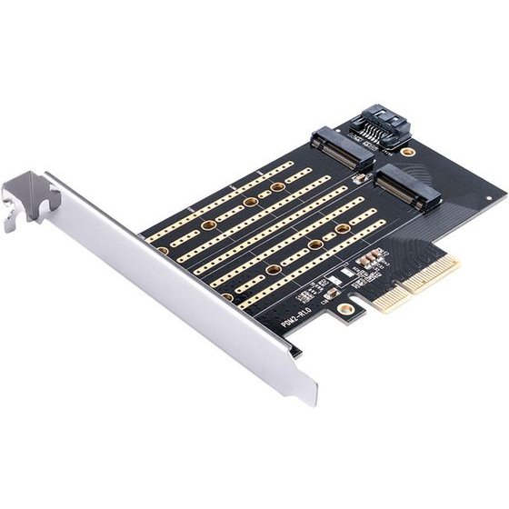 Orico PDM2 PCI-E 3.0 x4 Expansion Card For M.2 Nvme And Sata Drives - Black -PDM2-Bp - (ORICO-PDM2-BP-HU)