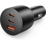 Orico Powerlink 165W USB-A + 2x USB-C Car Charger - Black -PL-165-1A2C - (ORICO-PL-165-1A2C-BK-EP-HU)