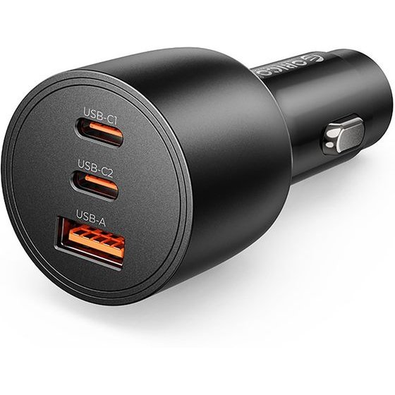 Orico Powerlink 165W USB-A + 2x USB-C Car Charger - Black -PL-165-1A2C - (ORICO-PL-165-1A2C-BK-EP-HU)