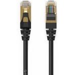 Orico PUG-C7 CAT7 10GBps RJ45 Ethernet Network Cable Internet Lan Round 0.5m - Black -PUG-C7-05-BK-Ep - (ORICO-PUG-C7-05-BK-EP-HU)