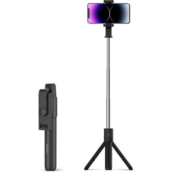 Orico Selfie Stick SPV100 Mini Tripod Bluetooth 360 Degree Rotation - Black -SPV100-BK-Bp - (ORICO-SPV100-BK-BP-HU)