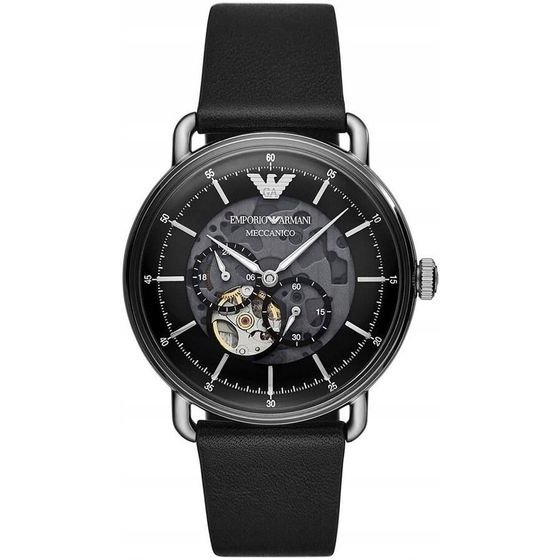 Emporio Armani MEN'S Watch Aviator Automatic + Box (zi099a) - (AR60026)