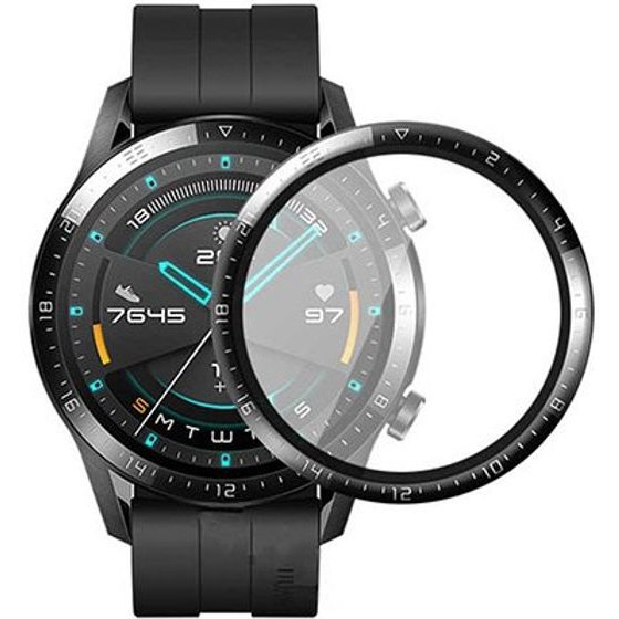 3D Tempered Pet Glass Huawei Watch 3, 46mm /black/ OEM
