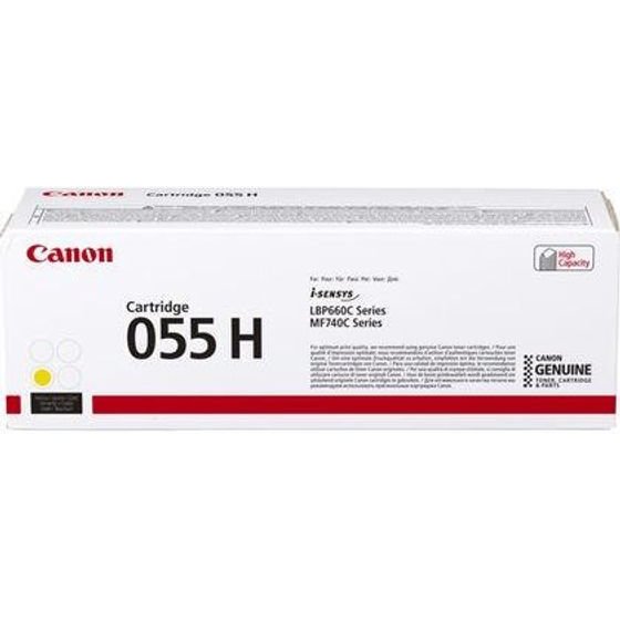 Canon Toner 055HYp / Yellow Xl - (3017C004)