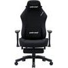 Anda Seat Gaming Chair Luna Pro Black Fabric w/Footrest - (AD18T-44-B-F)